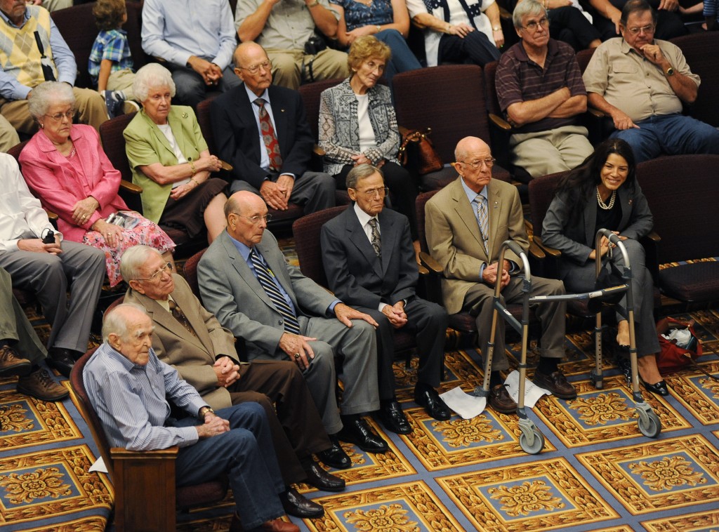 Thomas Creekmore, fourth from left seated